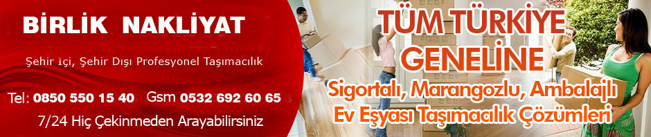 İstanbul Uluslararası Evden Eve Nakliyat- Uluslararası Ev Taşıma Fiyatları